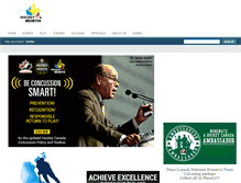 Tablet Screenshot of hockeynorth.ca